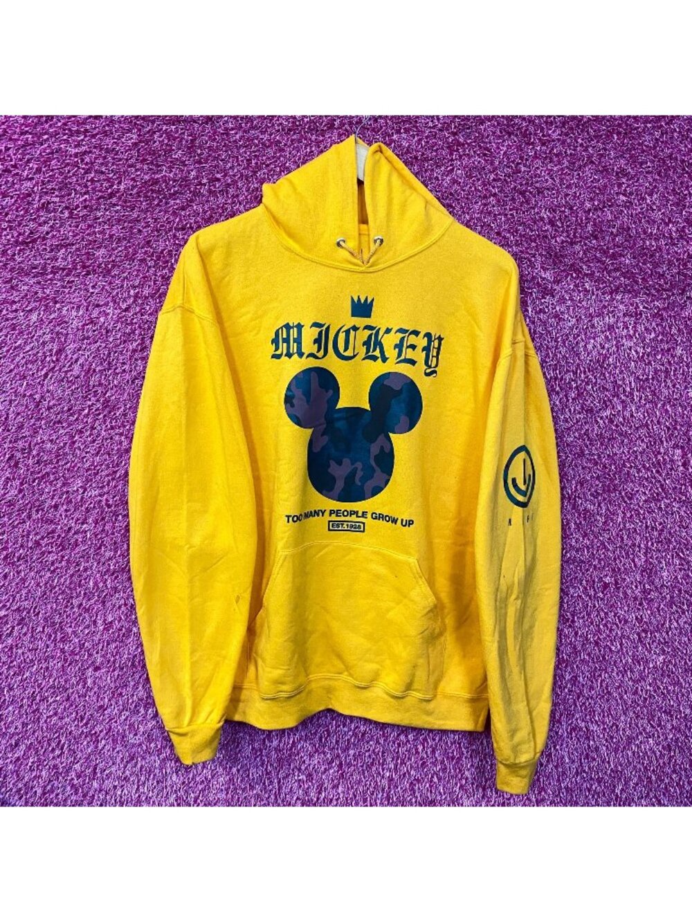 Crowned Mickey Camo Logo Disney Collection by Neff Hoodie L